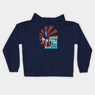 Ronnie is just here for the Zipline Kids Hoodie